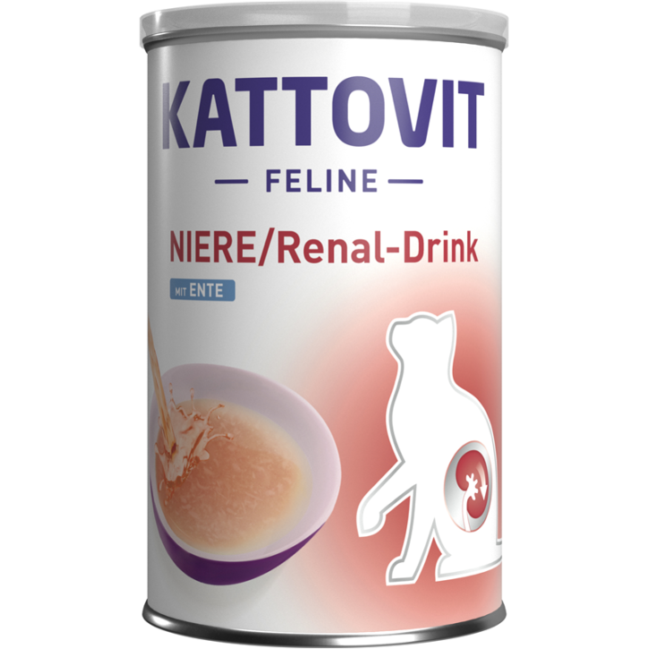 Kattovit Niere Renal Drink mit Ente 12 x 135 ml