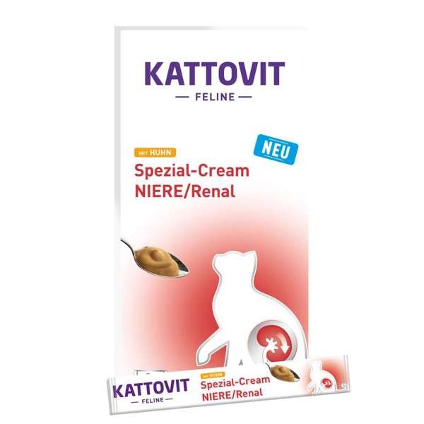Kattovit Niere & Renal Spezial Cream mit Huhn 11 x 90 g