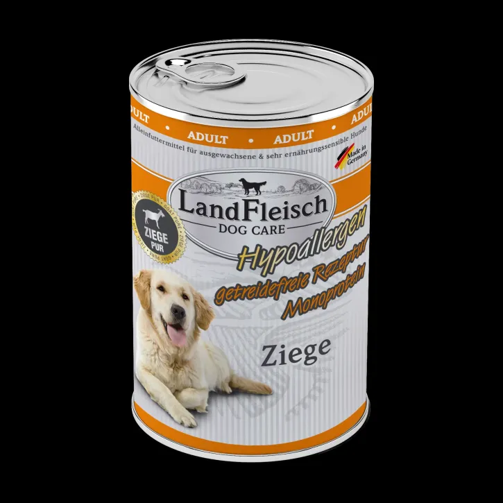 LandFleisch Dog Hypoallergen Ziege 6 x 400 g
