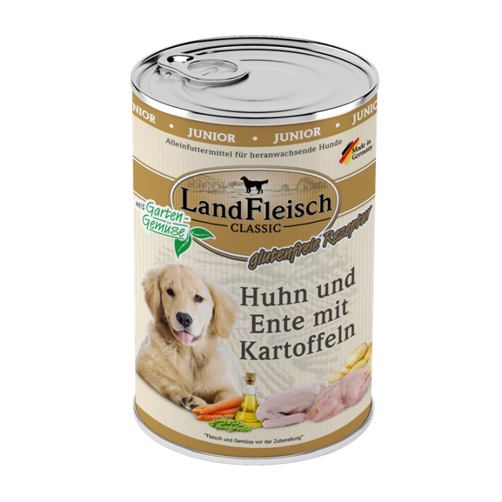LandFleisch Junior Huhn & Ente 12 x 400 g