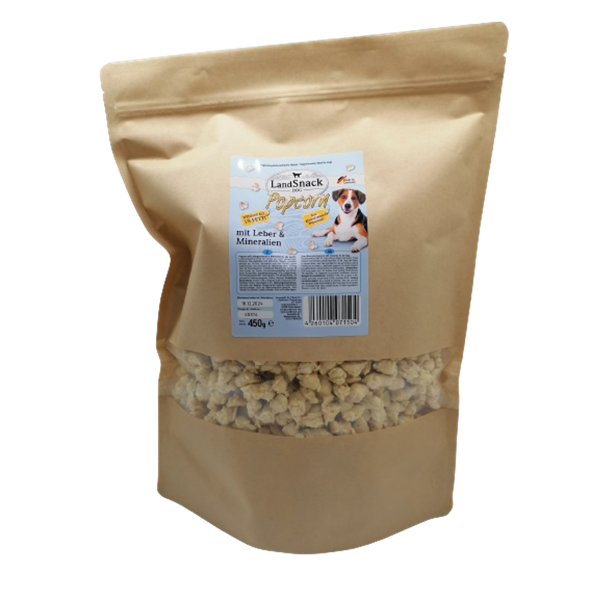 LandSnack Popcorn Leber und Mineralien 5 x 450 g
