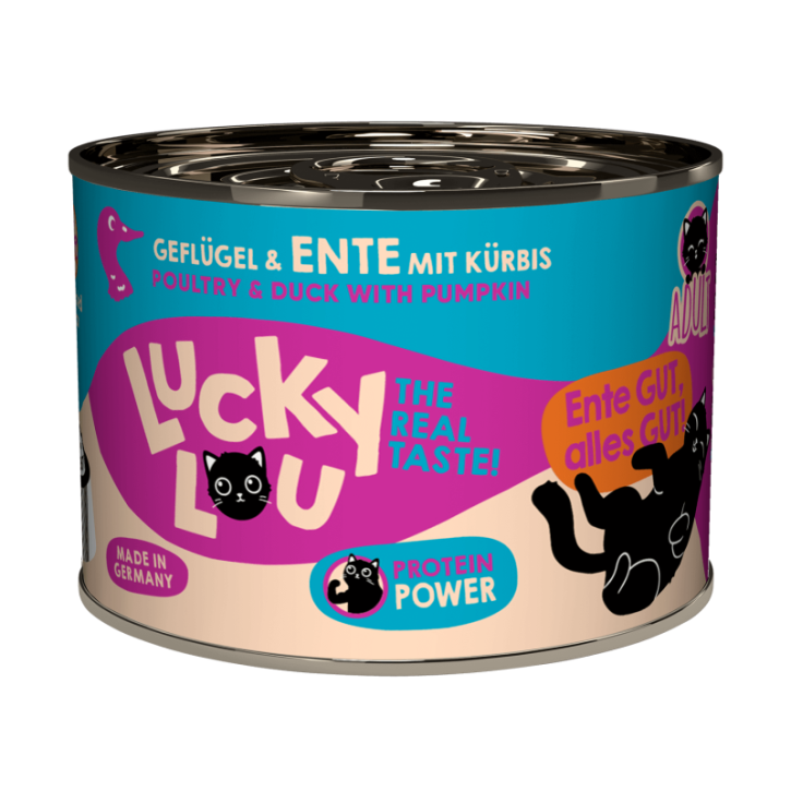 Lucky Lou Adult Geflügel & Ente 12 x 200 g