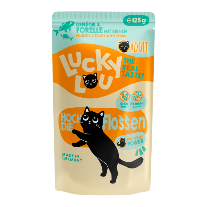 Lucky Lou Adult Geflügel & Forelle 16 x 125 g