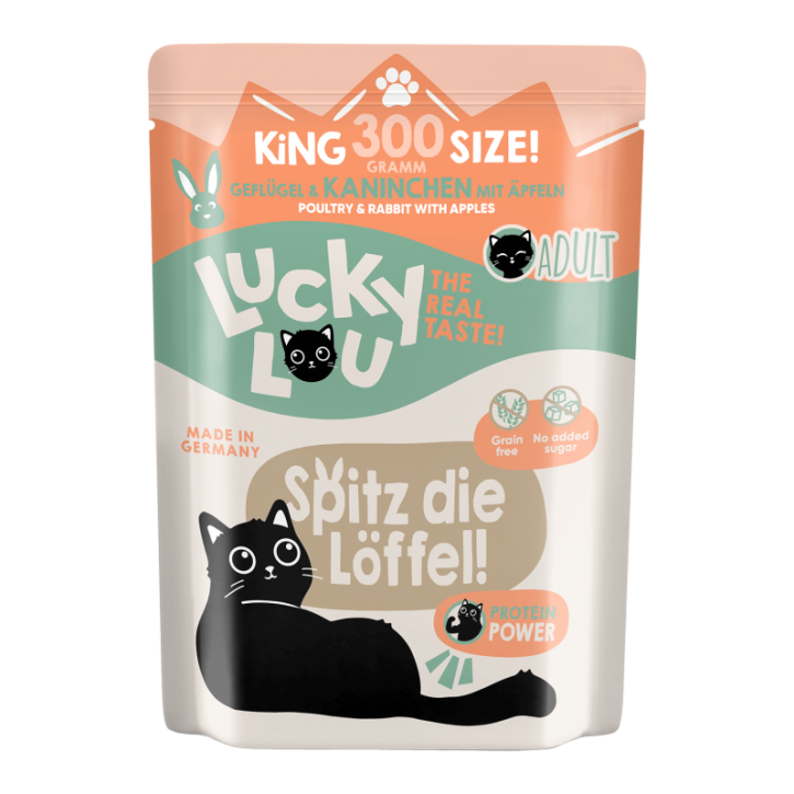 Lucky Lou Adult Geflügel & Kaninchen 125 g oder 300 g