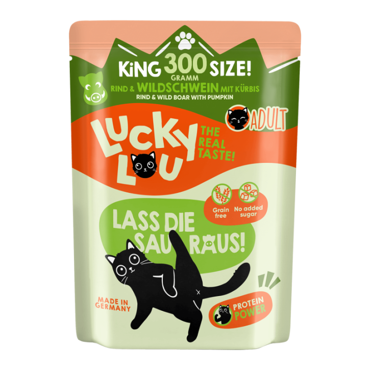 Lucky Lou Adult Rind & Wildschwein 125 g oder 300 g