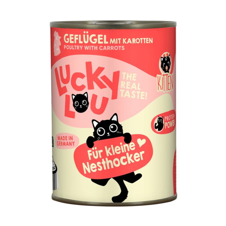 Lucky Lou Kitten Geflügel 200 g oder 400 g