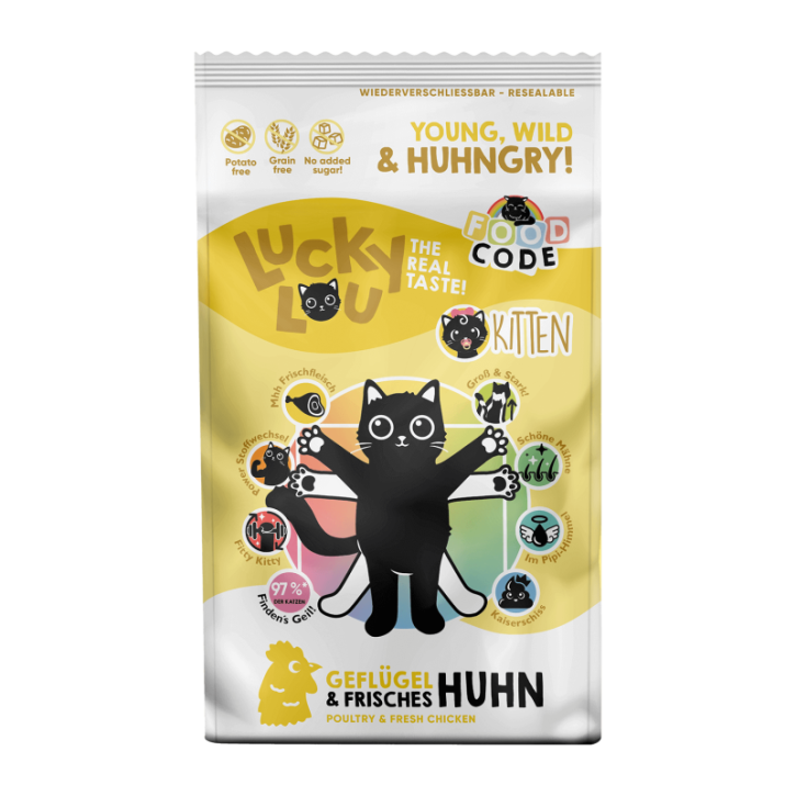 Lucky Lou Kitten Geflügel & Huhn 750 g oder 1.7 kg (SPARTIPP: unsere Staffelpreise)