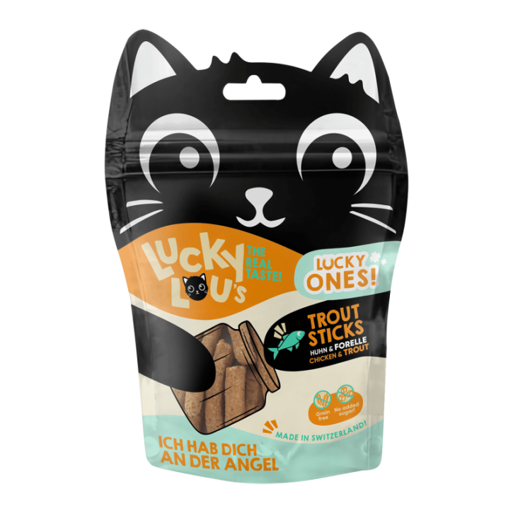 Lucky Lou Lucky Ones Sticks Huhn & Forelle 8 x 50 g