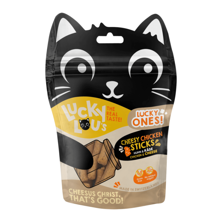 Lucky Lou Lucky Ones Sticks Käse & Huhn 8 x 50 g