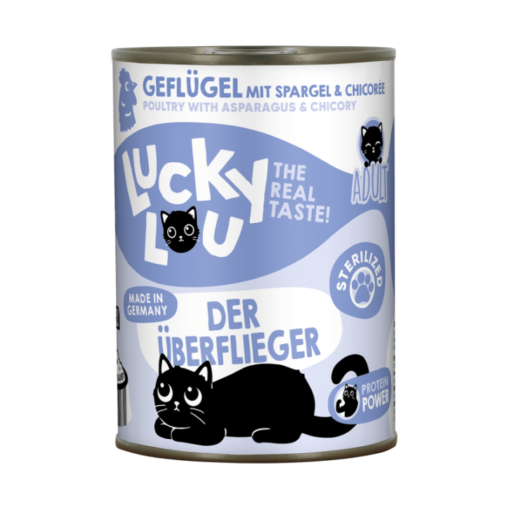 Lucky Lou Sterilized Geflügel 200 g oder 400 g