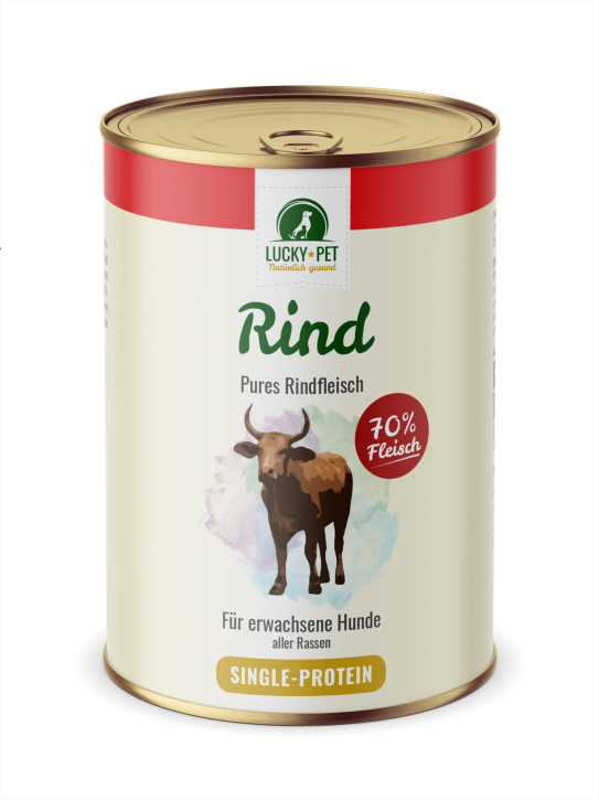 Lucky Pet Pures Rindfleisch 12 x 800 g