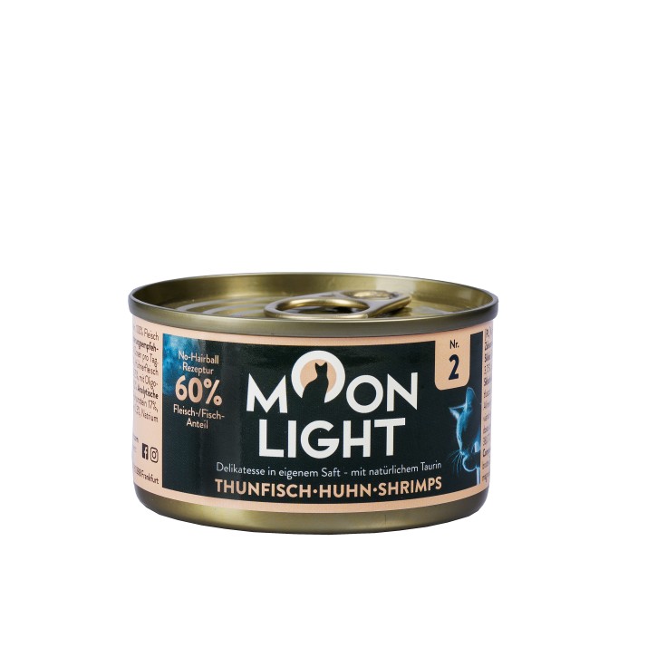 MOONLIGHT Dinner Nr. 2 Thunfisch, Huhn und Schrimps 12 x 80 g