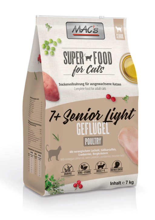 Macs Cat +7 Senior & Light 7 kg