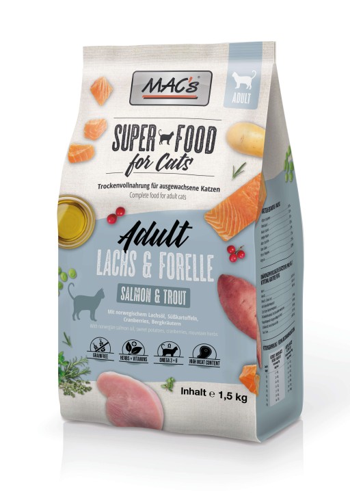 Macs Cat Adult Lachs & Forelle 1,5 kg