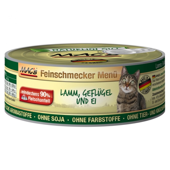 Macs Cat Feinschmecker Menü Lamm & Geflügel 100 g