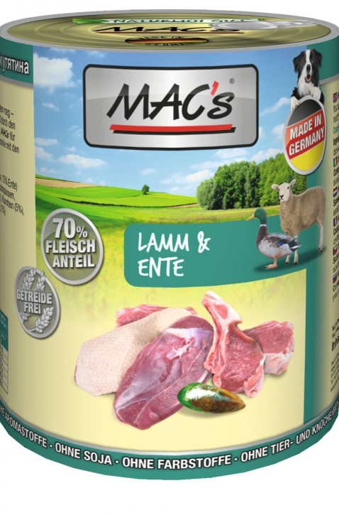 Macs Dog Lamm & Ente 12 x 400 g