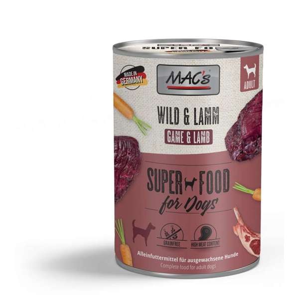 Macs Dog Wild & Lamm 12 x 400 g