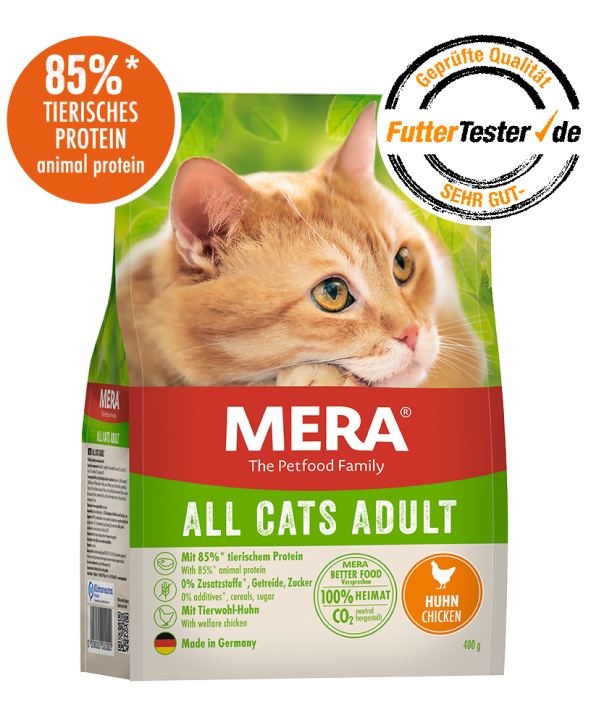 Mera Cat All Cats Adult mit Huhn 2 kg oder 10 kg (SPARTIPP: unsere Staffelpreise)