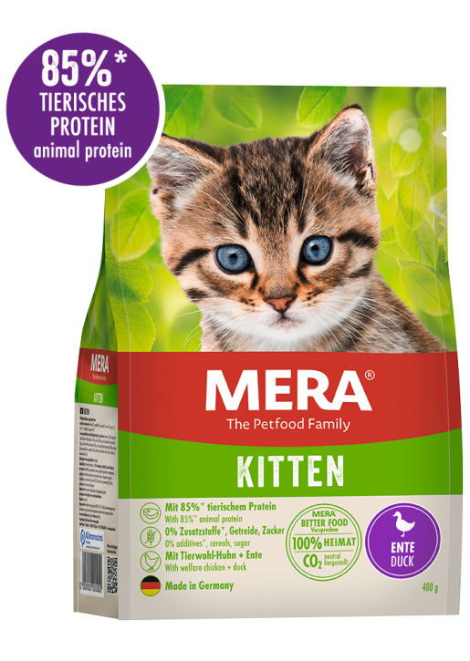 Mera Cat Kitten mit Ente 2 kg (SPARTIPP: unsere Staffelpreise)