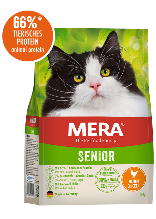 Mera Cat Senior mit Huhn 2 kg (SPARTIPP: unsere Staffelpreise)