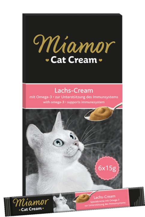 Miamor Cat Cream Lachs-Cream 66 x 15 g