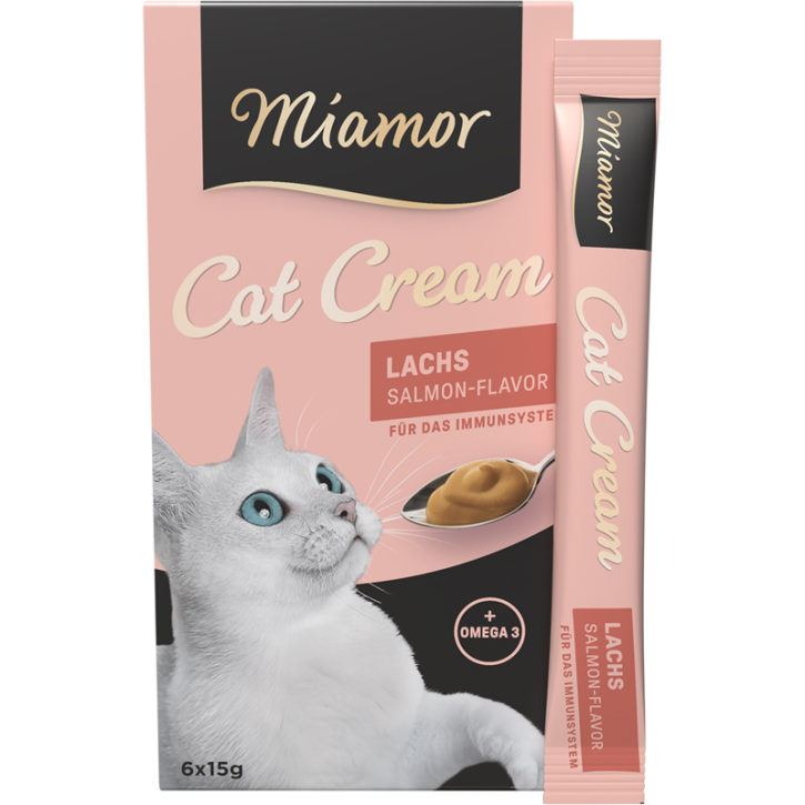 Miamor Cat Cream Lachs-Cream 66 x 15 g