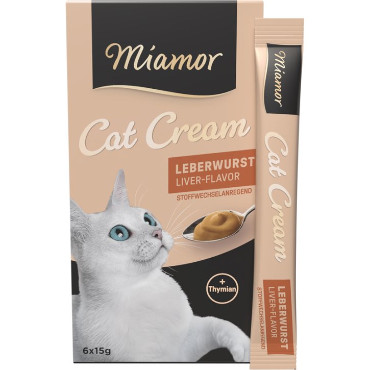 Miamor Cat Cream Leberwurst-Cream 66 x 15 g