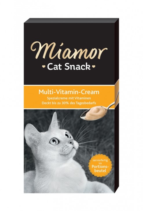 Miamor Cat Snack Multi Vitamin Cream 66 x 15 g