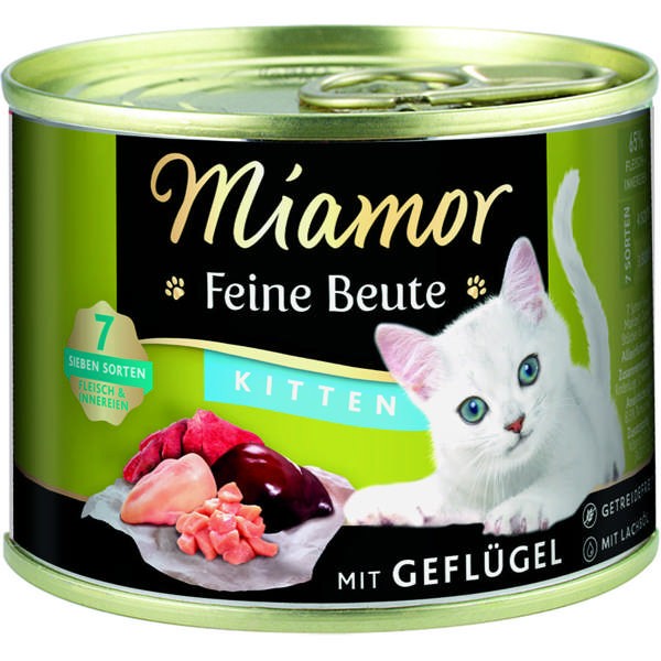 Miamor Feine Beute Kitten Geflügel 12 x 185 g