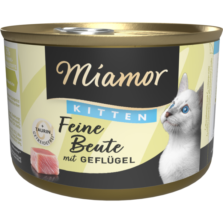 Miamor Feine Beute Kitten Geflügel 12 x 185 g