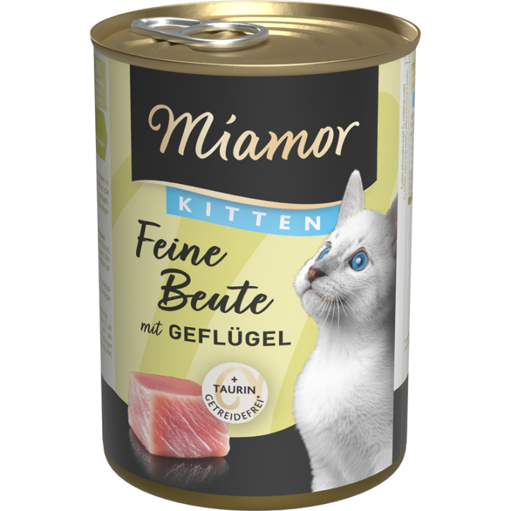Miamor Feine Beute Kitten Geflügel 185 g oder 400 g