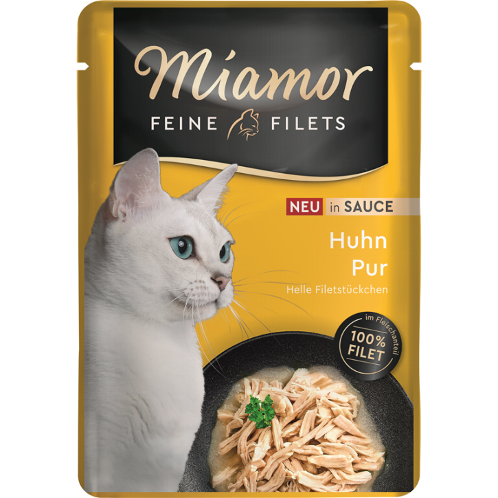 Miamor Feine Filet Huhn Pur in Sauce 24 x 100 g