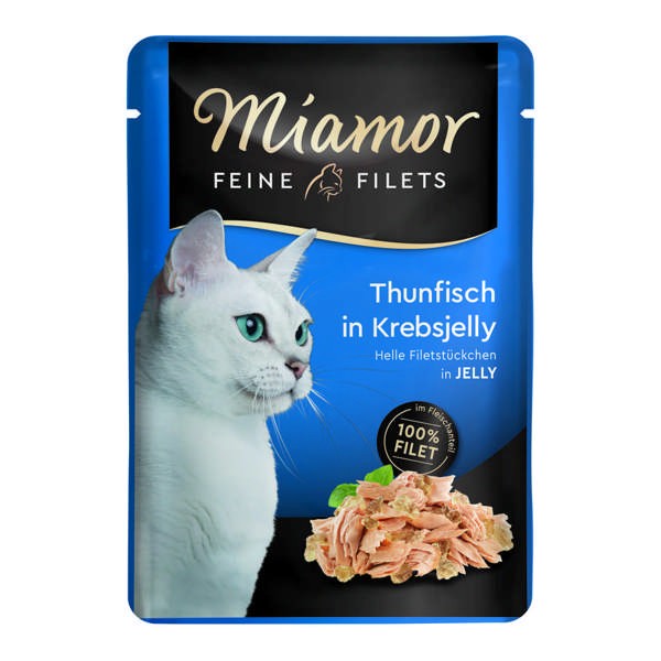 Miamor Feine Filet Thunfisch in Krebsjelly 24 x 100 g