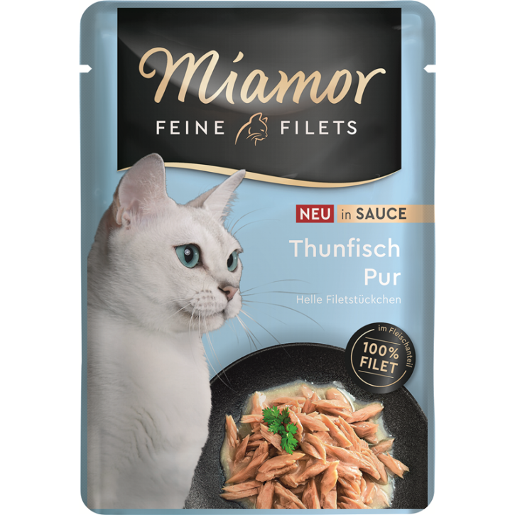 Miamor Feine Filets Thunfisch pur in Sauce 24 x 100 g