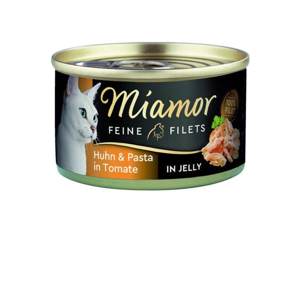 Miamor Feine Filets Huhn & Pasta in Jelly 24 x 100 g