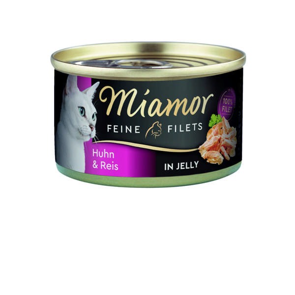 Miamor Feine Filets Huhn & Reis in Jelly 24 x 100 g