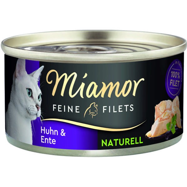 Miamor Feine Filets Naturell Huhn & Ente 24 x 80 g