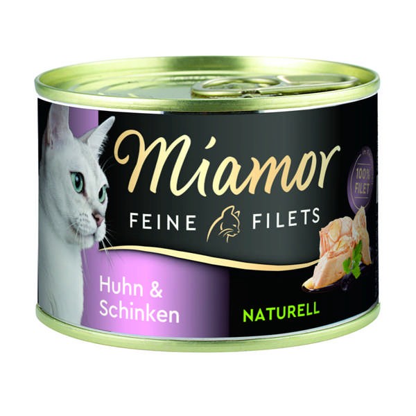 Miamor Feine Filets Naturell Huhn & Schinken 12 x 156 g