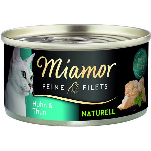 Miamor Feine Filets Naturell Huhn & Thunfisch 24 x 80 g