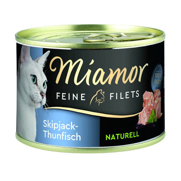 Miamor Feine Filets Naturell Skipjack-Thunfisch 12 x 156 g