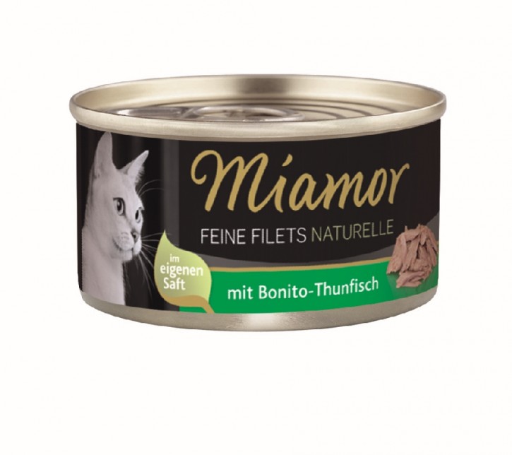 Miamor Feine Filets Naturelle mit Bonito und Thunfisch 80 g