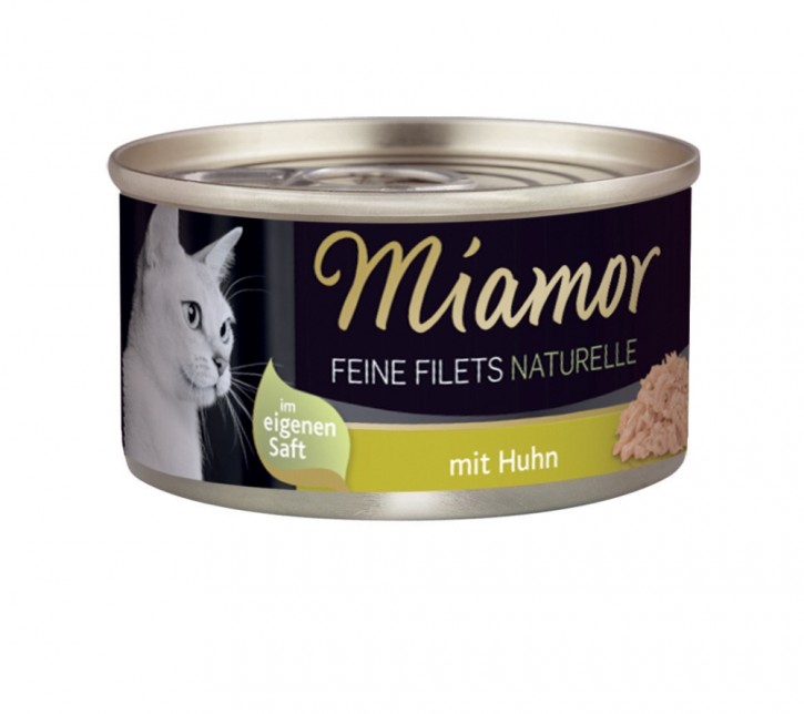 Miamor Feine Filets Naturelle mit Huhn pur 80 g