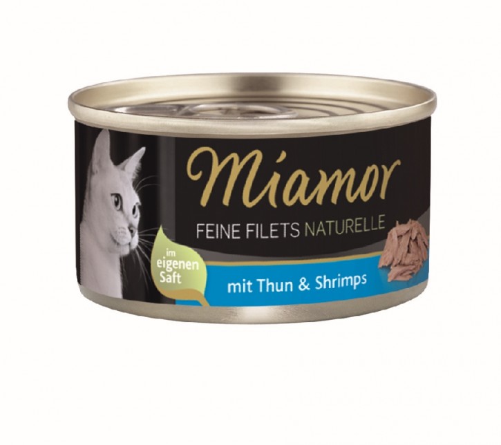 Miamor Feine Filets Naturelle mit Thunfisch und Shrims 24 x 80 g