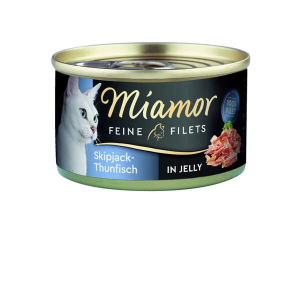 Miamor Feine Filets Skipjack-Thunfisch in Jelly 24 x 100 g