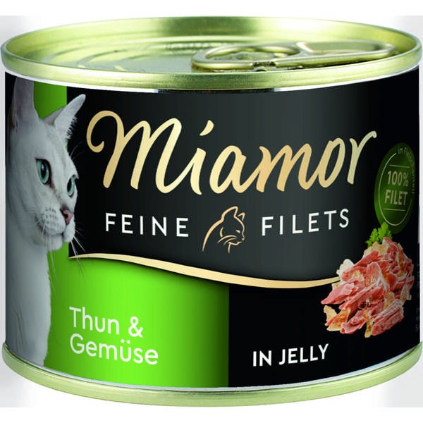 Miamor Feine Filets Thunfisch & Gemüse in Jelly 12 x 185 g