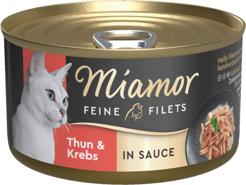 Miamor Feine Filets Thunfisch & Krebs in Sauce 24 x 85 g