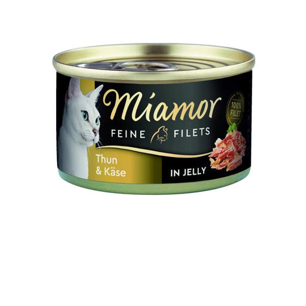 Miamor Feine Filets Thunfisch & Käse in Jelly 24 x 100 g