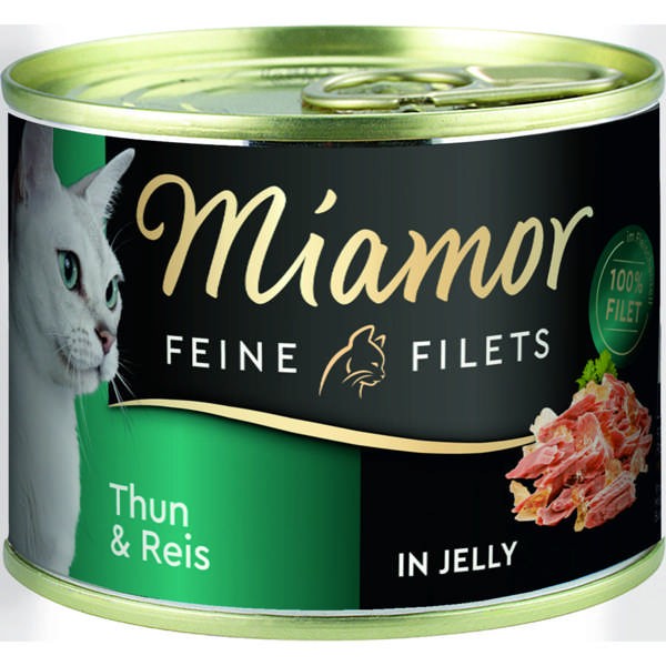 Miamor Feine Filets Thunfisch & Reis in Jelly 12 x 185 g