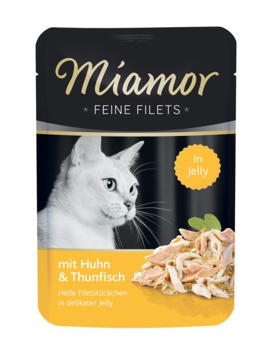 Miamor Feine Filets mit Huhn und Thunfisch in Jelly 24 x 100 g