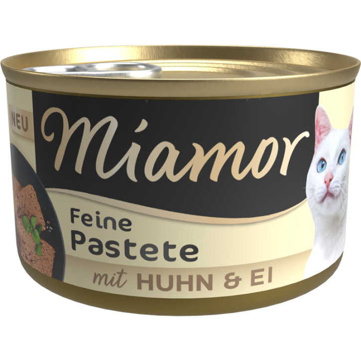 Miamor Pastete mit Huhn & Ei 12 x 85 g